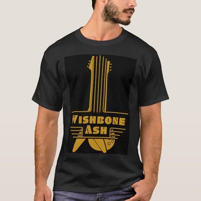 Logo Music Wishbone Ash   T Shirt (Framsida)