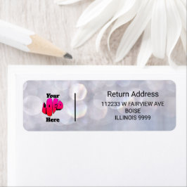 Logo Professional Business Return Address Label Returadress Etikett