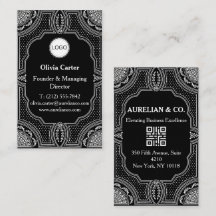 Logo & QR-kod Art Deco Lyx