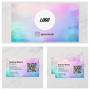 Logo QR-kod Estetiska salonger Spas Visitkort