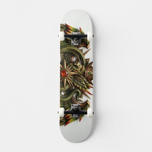 logo schimeri rasta  mini skateboard bräda 18,5 cm (Framsida)