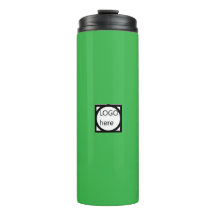 LOGO Termisk Tumbler Reklam Grön