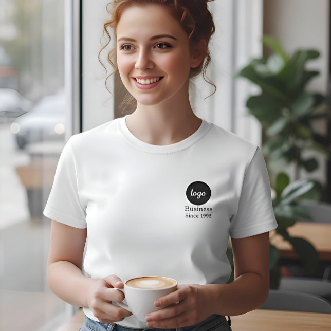 Logo Text Since Year Business Employees Customized T Shirt (Skapare uppladdad)