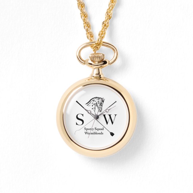 Logo Watch Necklace Armbandsur (Framsida)
