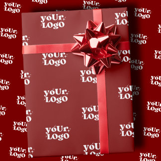 Logo Wrapping Paper, Business Logo Presentpapper