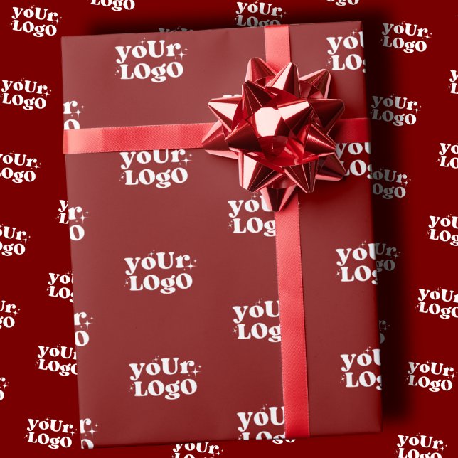 Logo Wrapping Paper, Business Logo Presentpapper (Skapare uppladdad)