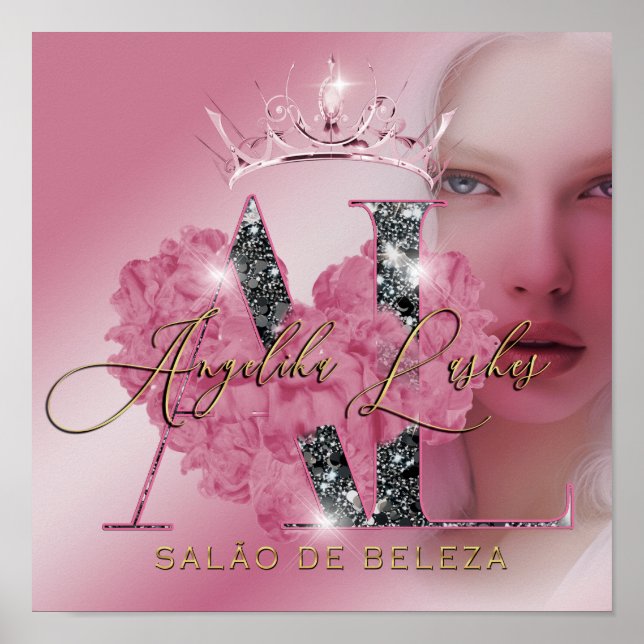 Logomarca personalizada com seu nome  poster (Framsidan)