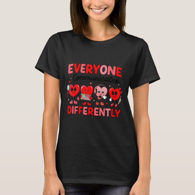 Logoped dagens hjärtans dag t shirt (Framsida)