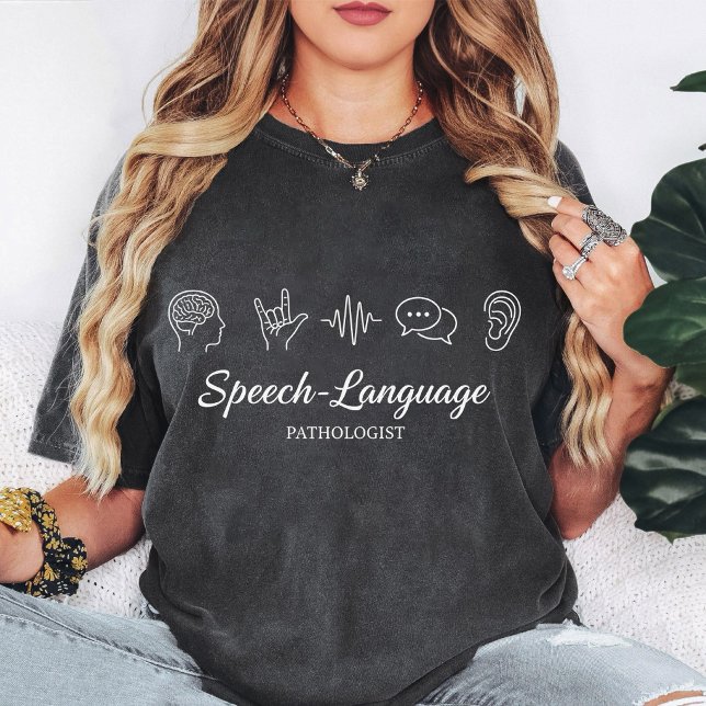 Logoped Hjärnvåg Chatt Öra De T Shirt (Skapare uppladdad)