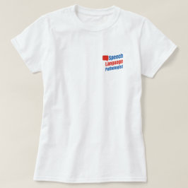 Logoped kommunikationsbubbla t shirt