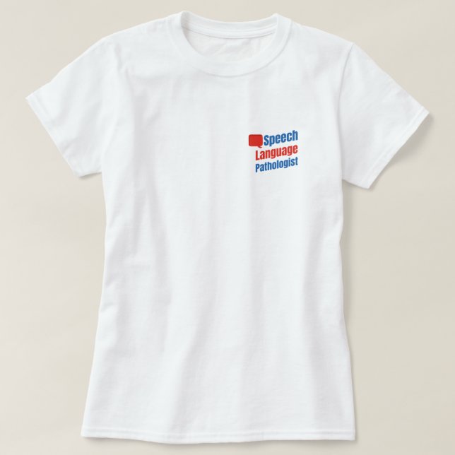 Logoped kommunikationsbubbla t shirt (Design framsida)