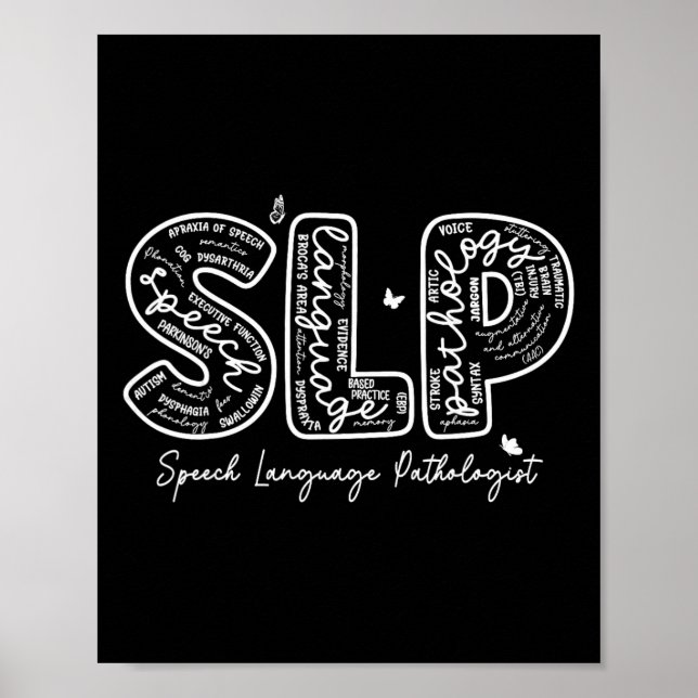 Logoped Logopedisk Språkpatolog Terapi Poster (Framsidan)
