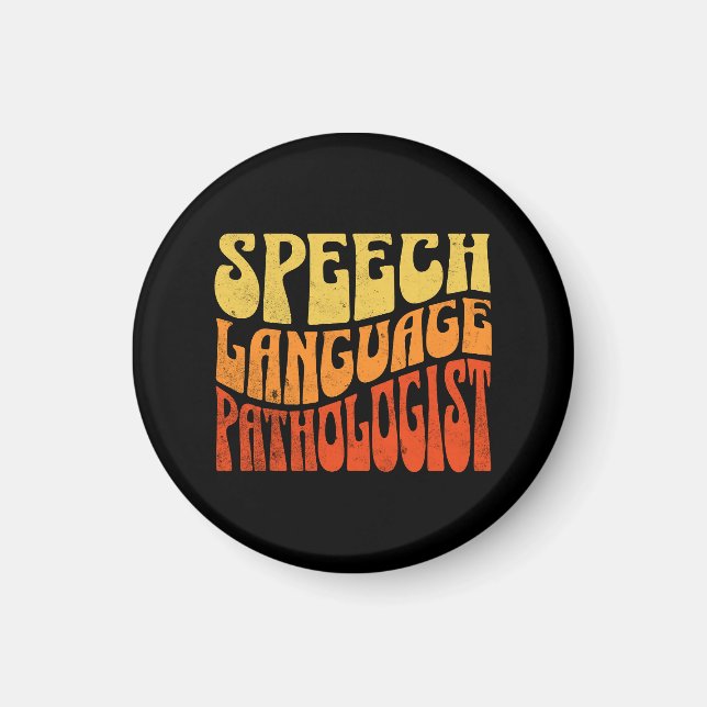 Logoped Retro Vintage Magnet (Framsidan)
