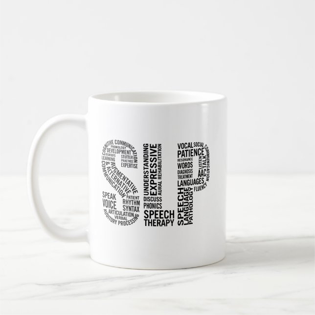 Logoped SLP Kaffemugg (Vänster)