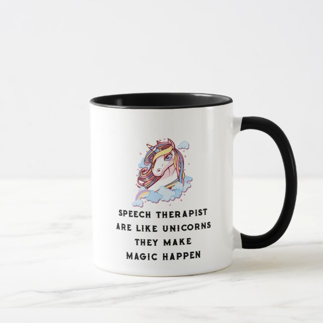 Logopeden är lik Unicornstalterapi Mugg (Höger)