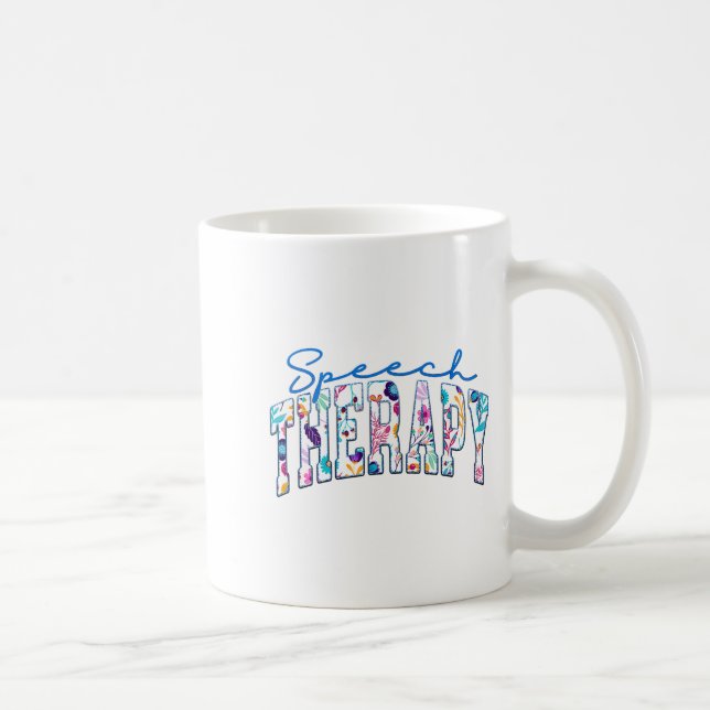 Logopedisk Rolig Logoped Språkdesign Kaffemugg (Höger)