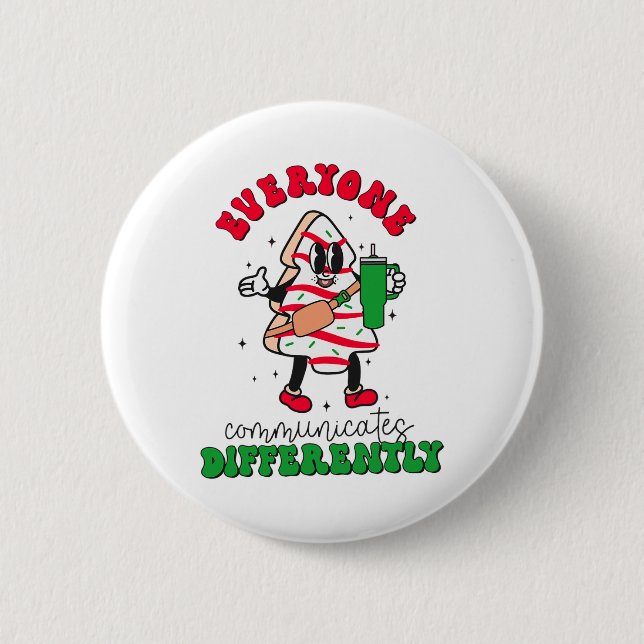 Logopediskt jul alla kommunicera olika knapp (Framsida)
