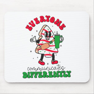 Logopediskt jul alla kommunicera olika musmatta