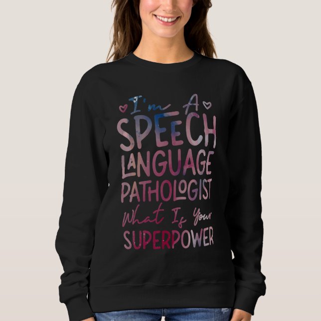Logopedterapeut Logopedassistent Jag är en logoped T Shirt (Framsida)