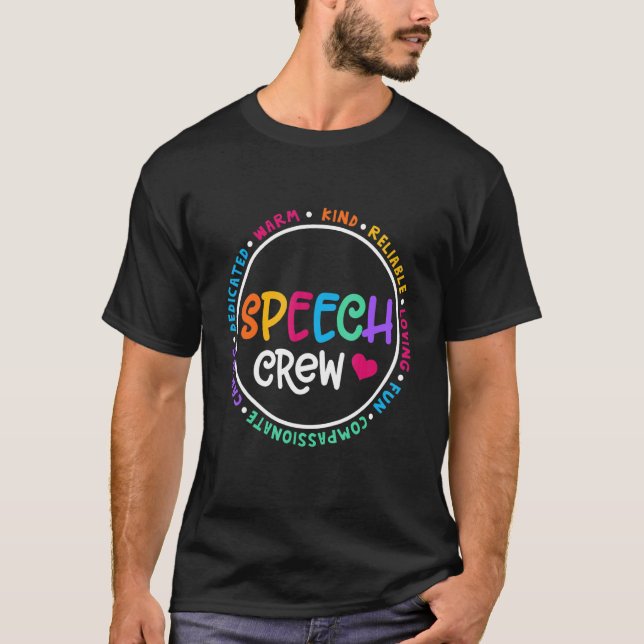 Logopedterapeut SLP TEAM eller Språk T Shirt (Framsida)