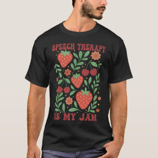 Logopedterapi är min grej Boho blommig logoped T Shirt