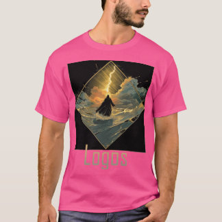 Logos flickan som går på vatten t shirt