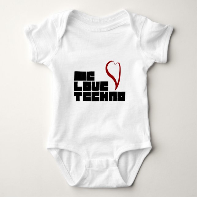 Logotipo-Vi-Kärlek-Techno T-shirt (Framsida)