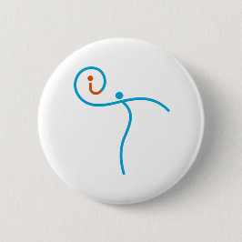 logotyp 01, cyan/röd knapp