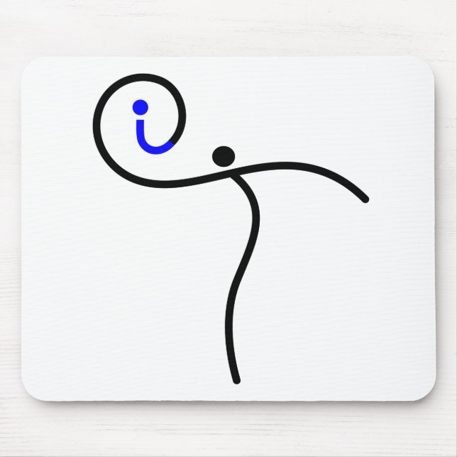 logotyp, 01 svart/blå. musmatta (Framsidan)