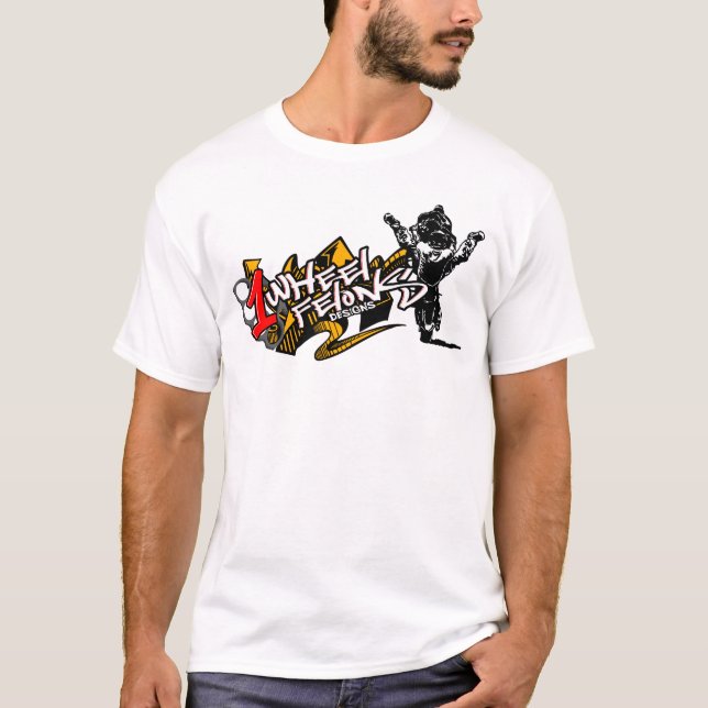 logotyp 1wheelfelons t shirt (Framsida)