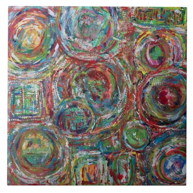 Logotyp 2 6 x 6 keramiska plattor kakelplatta (Framsidan)