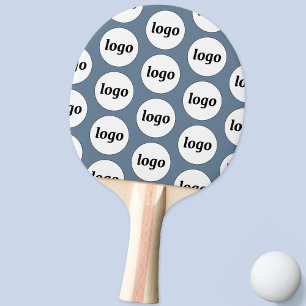 Logotyp Affärsmönster Kampanj Damblå Pingisracket