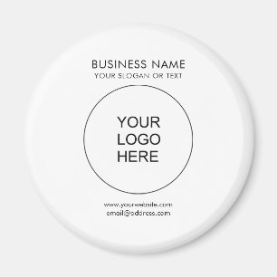 Logotyp Anpassningsbar Business Promocle Template Magnet