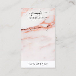 Logotyp Anpassningsbar Juvelry Card Social Media A Visitkort