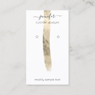 Logotyp Anpassningsbar Juvelry Card Social Media G Visitkort