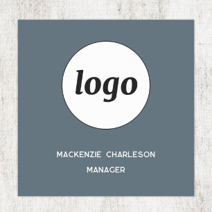 Logotyp Anställd Personal Kolgrå Magnetisk eller P Namnbricka