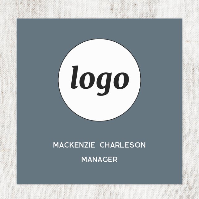 Logotyp Anställd Personal Kolgrå Magnetisk eller P Namnbricka (Simple logo with custom text business branding promotional pin or magnetic name tag or badge)