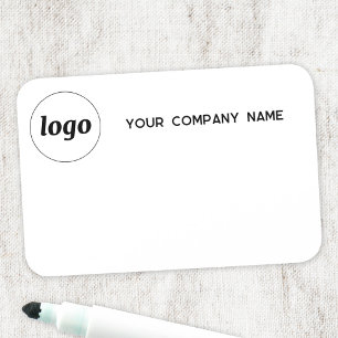 Logotyp Anställd Personal Magnetisk eller Pinne To Namnbricka
