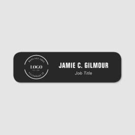 Logotyp anställda namn och befattning namnbricka