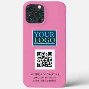 Logotyp/Art/foto, QR-kod, Namn/info, Rosa