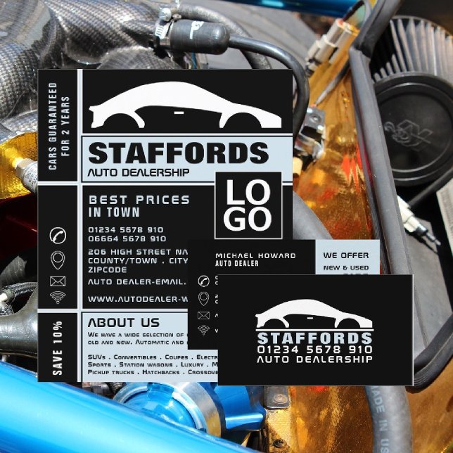 Logotyp, automatisk återförsäljare visitkort (Skapare uppladdad)