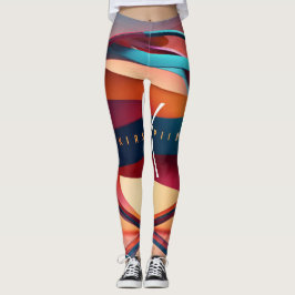 logotyp av abstrakt leggings