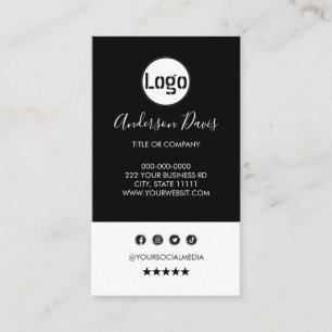 logotyp av anpassningsbar - minimalistisk -lodrät visitkort