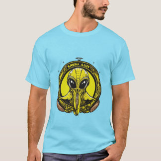 logotyp av bananätande utomjordingar t shirt