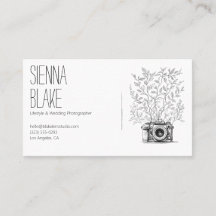 Logotyp av botaniska kameror, fotograf QR-kod