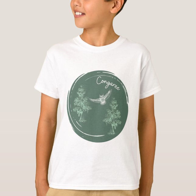 Logotyp av burfåglar t shirt (Framsida)