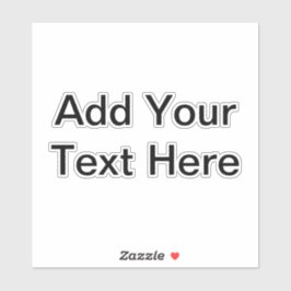 Logotyp av eget namn Slogan Art Photo Personal 6"x Klistermärken