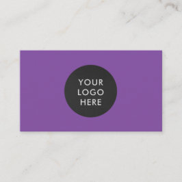 Logotyp av enkel Professionell QR-kod Lila Company Visitkort