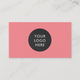 Logotyp av enkel Professionell QR-kod Rosa Company Visitkort