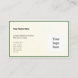 Logotyp av färgtonsövertoning och jägare i guld St Visitkort